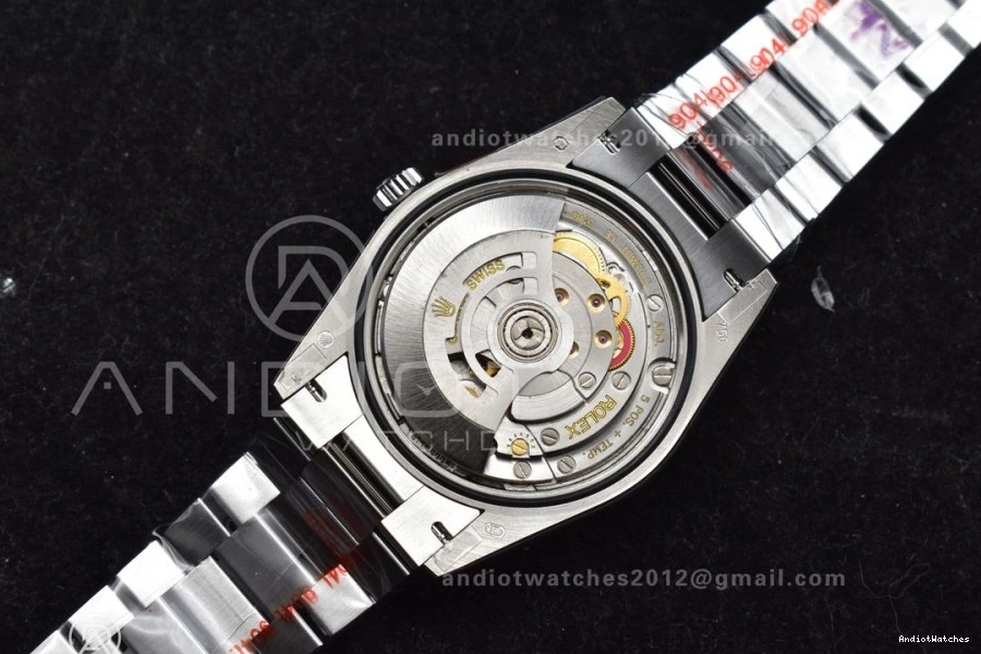 Grey DayDate on President (Gain 36 vr3255 Efficient Edition Best 684 V5 QF Steel SS Roman 904L Weight) Dial Bracelet 0102